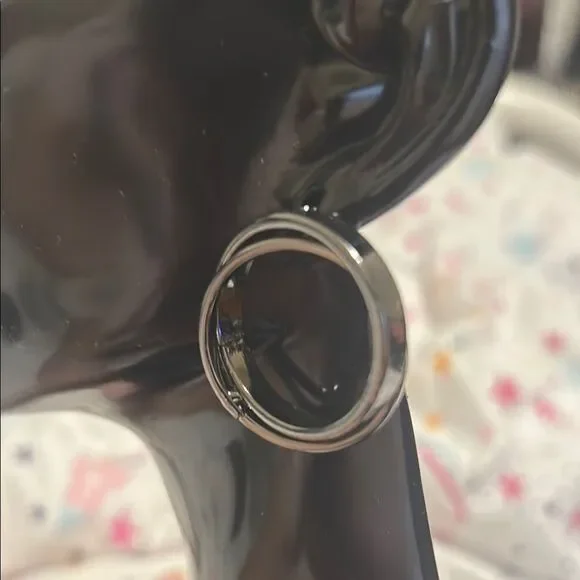 Paparazzi Black Hoop Earrings - Picture 12 of 14